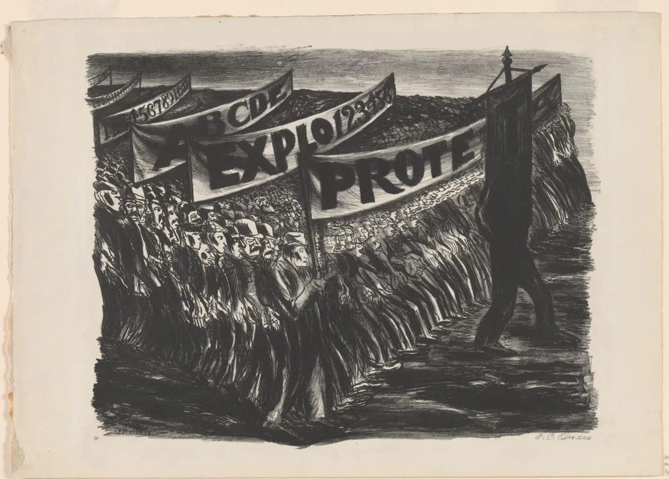 Parade by José Clemente Orozco