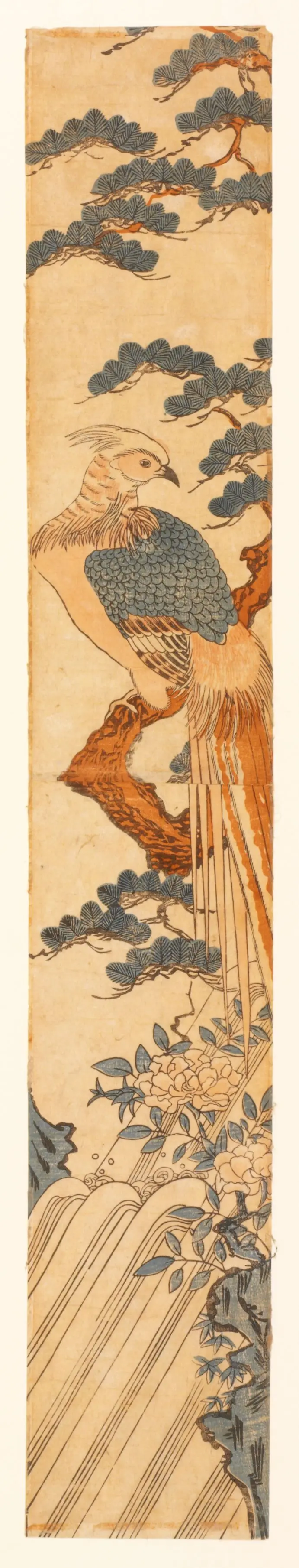 Pheasant and pine (Matsu ni kiji) by Isoda Koryūsai 礒田湖龍斎