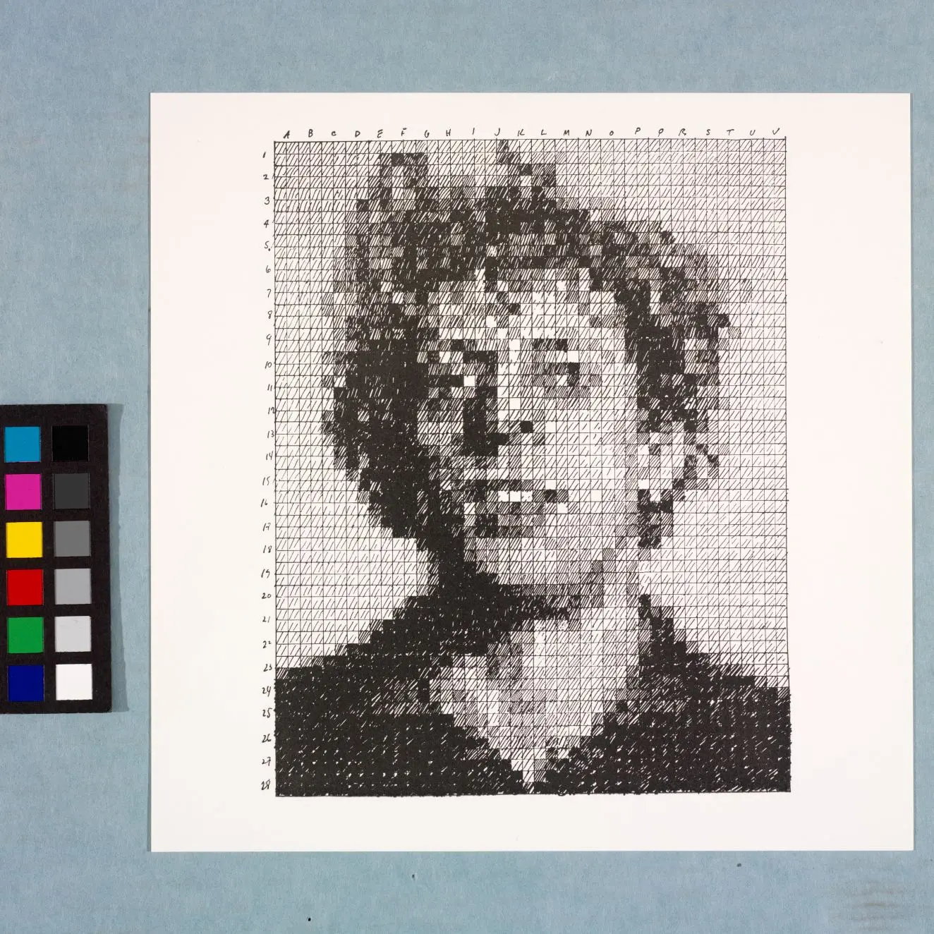 Phil by Chuck Close