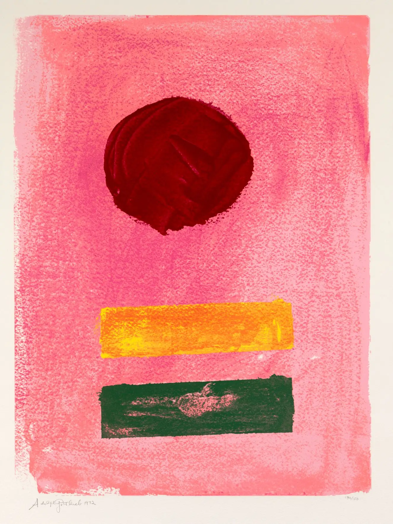 Pink Ground by Adolph Gottlieb