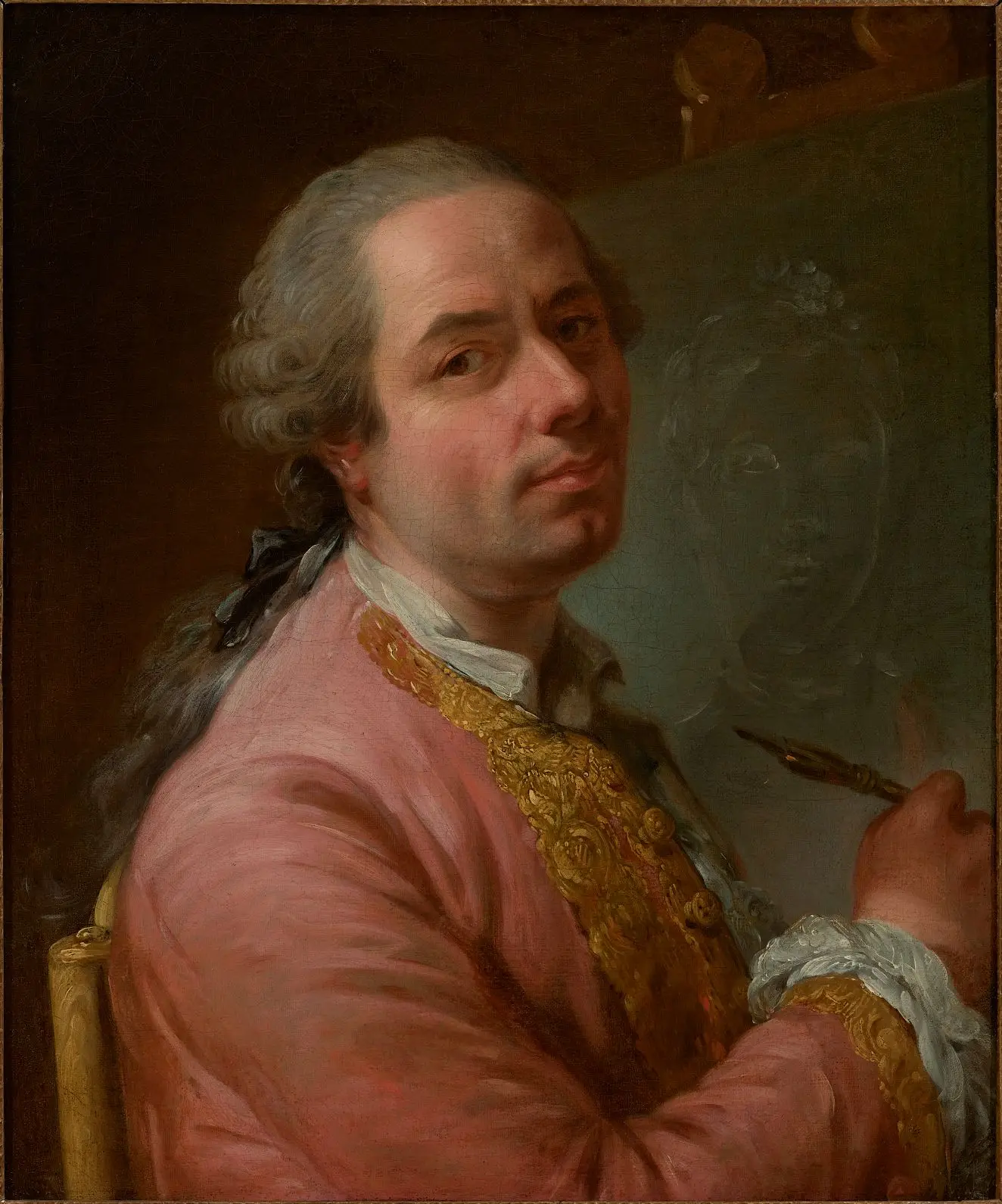 Portrait of an Artist by Elisabeth Louise Vigée Le Brun