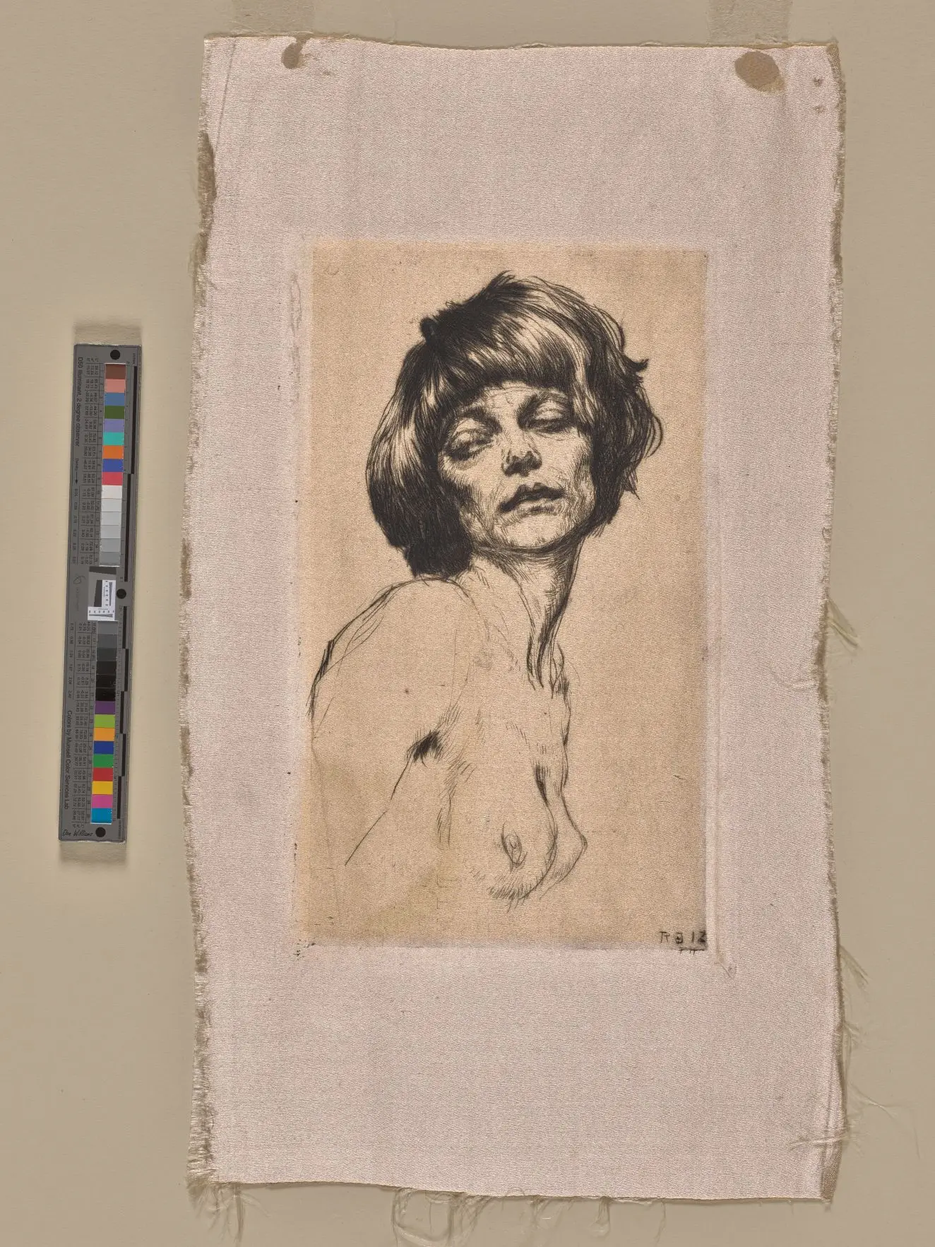 Portrait of Emmy Hennings by Reinhold Rudolf Junghanns