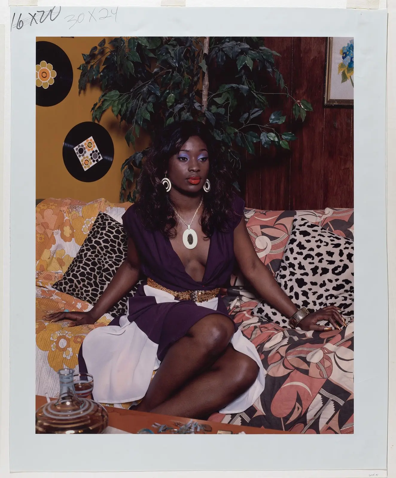Portrait of Qusuquzah by Mickalene Thomas