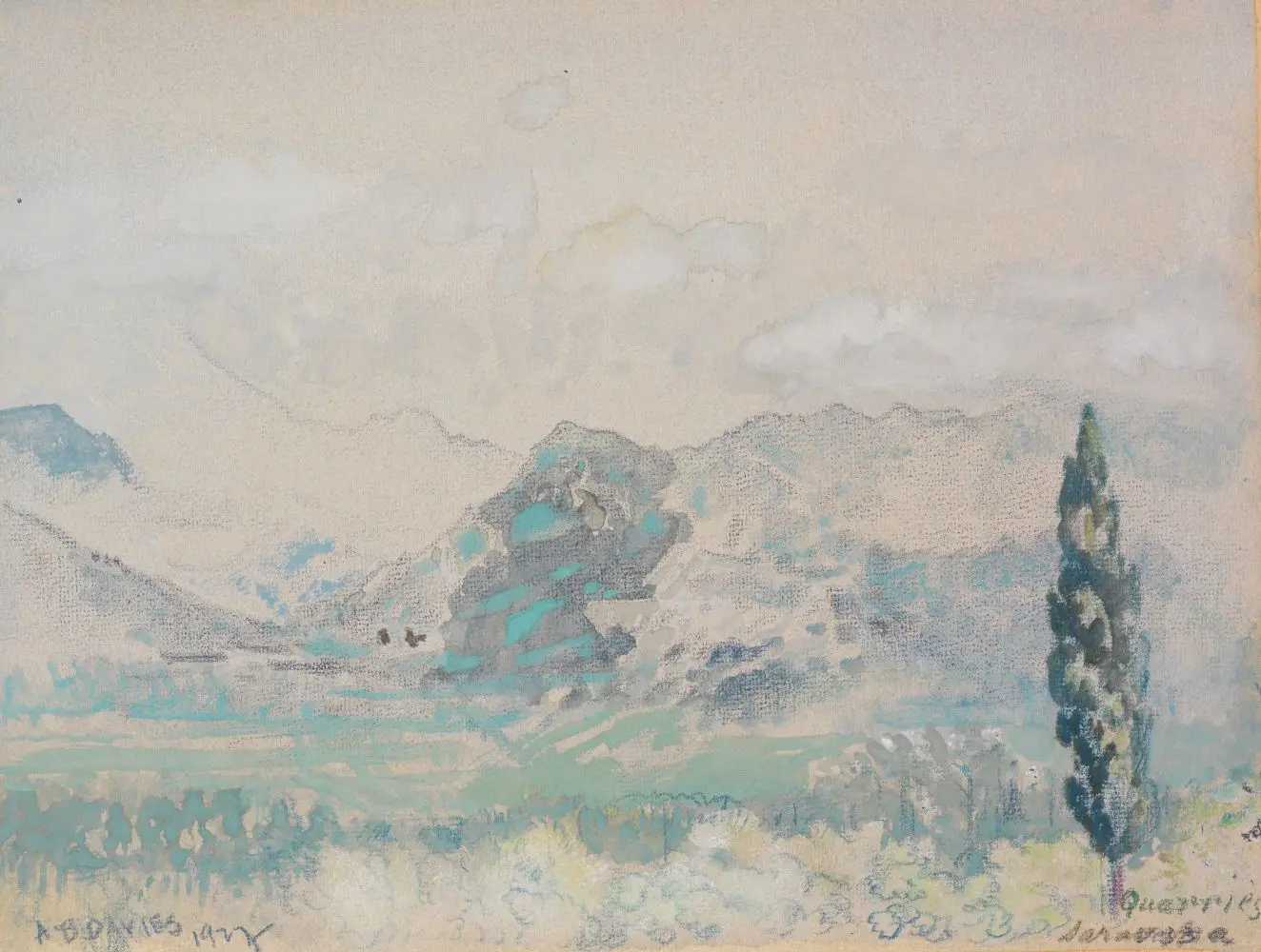 Quarries at Seravezza by Arthur Bowen Davies