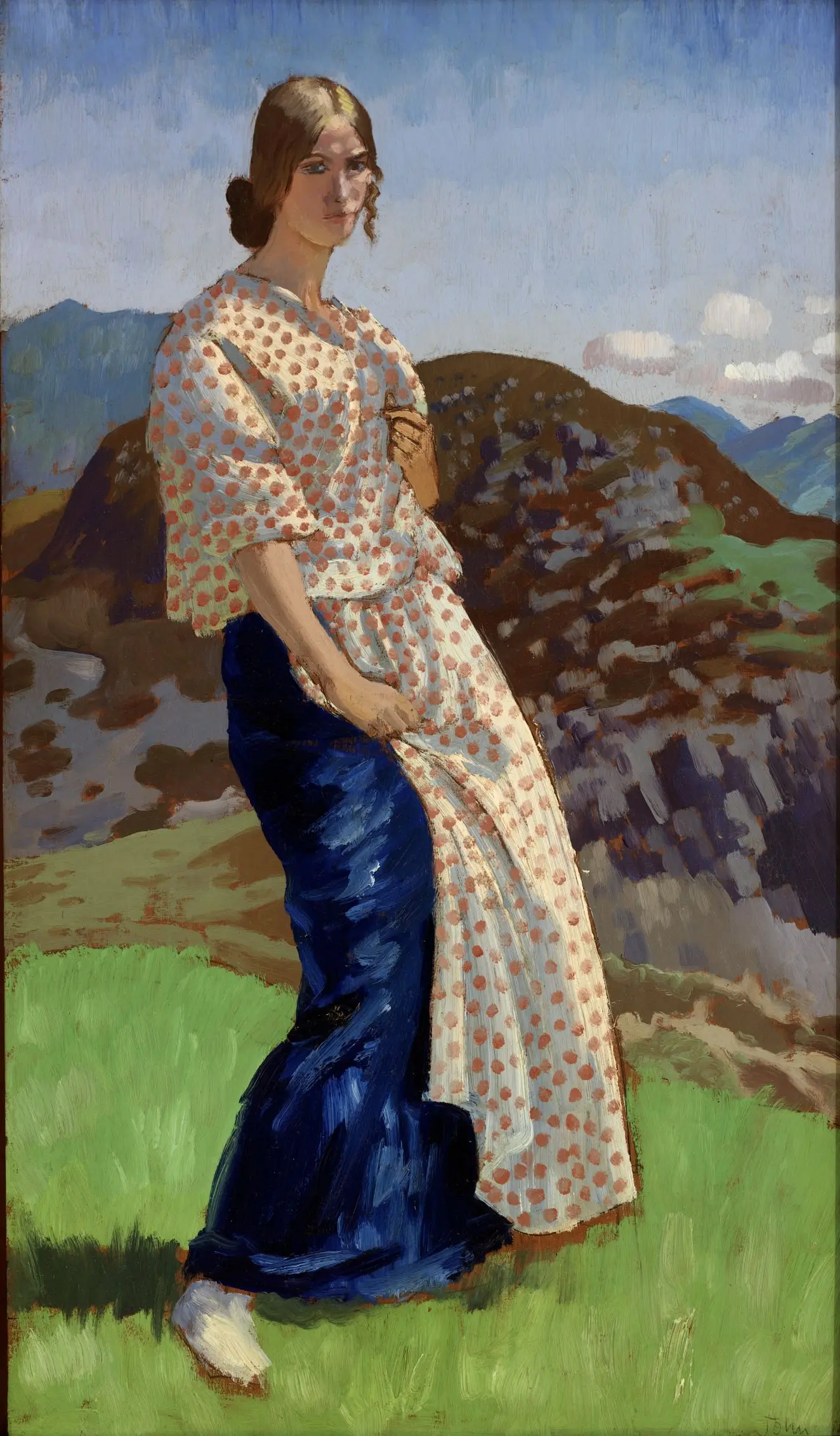 On the Slopes of Arling Jack by Augustus John