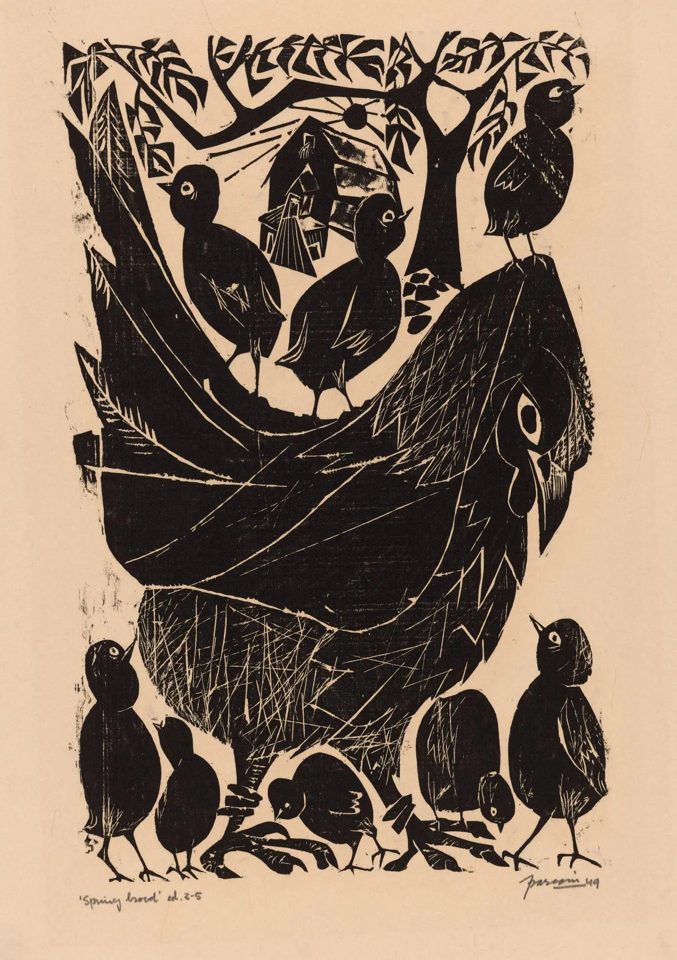 Spring Board by Antonio Frasconi