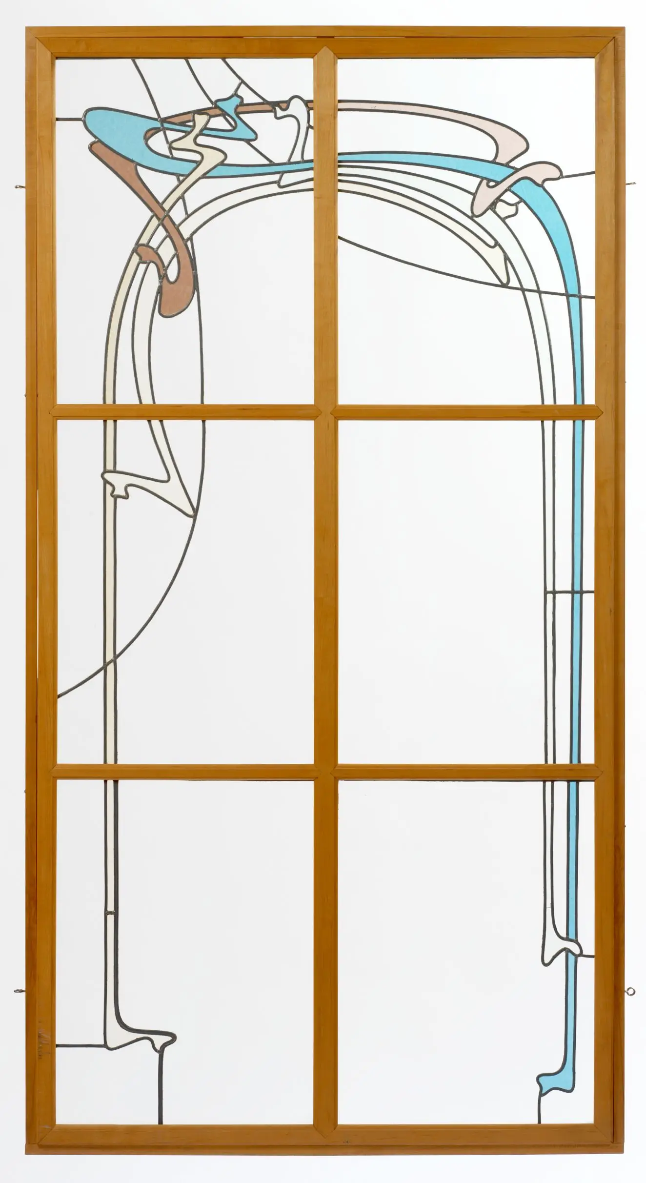 Stained glass window by Hector Guimard