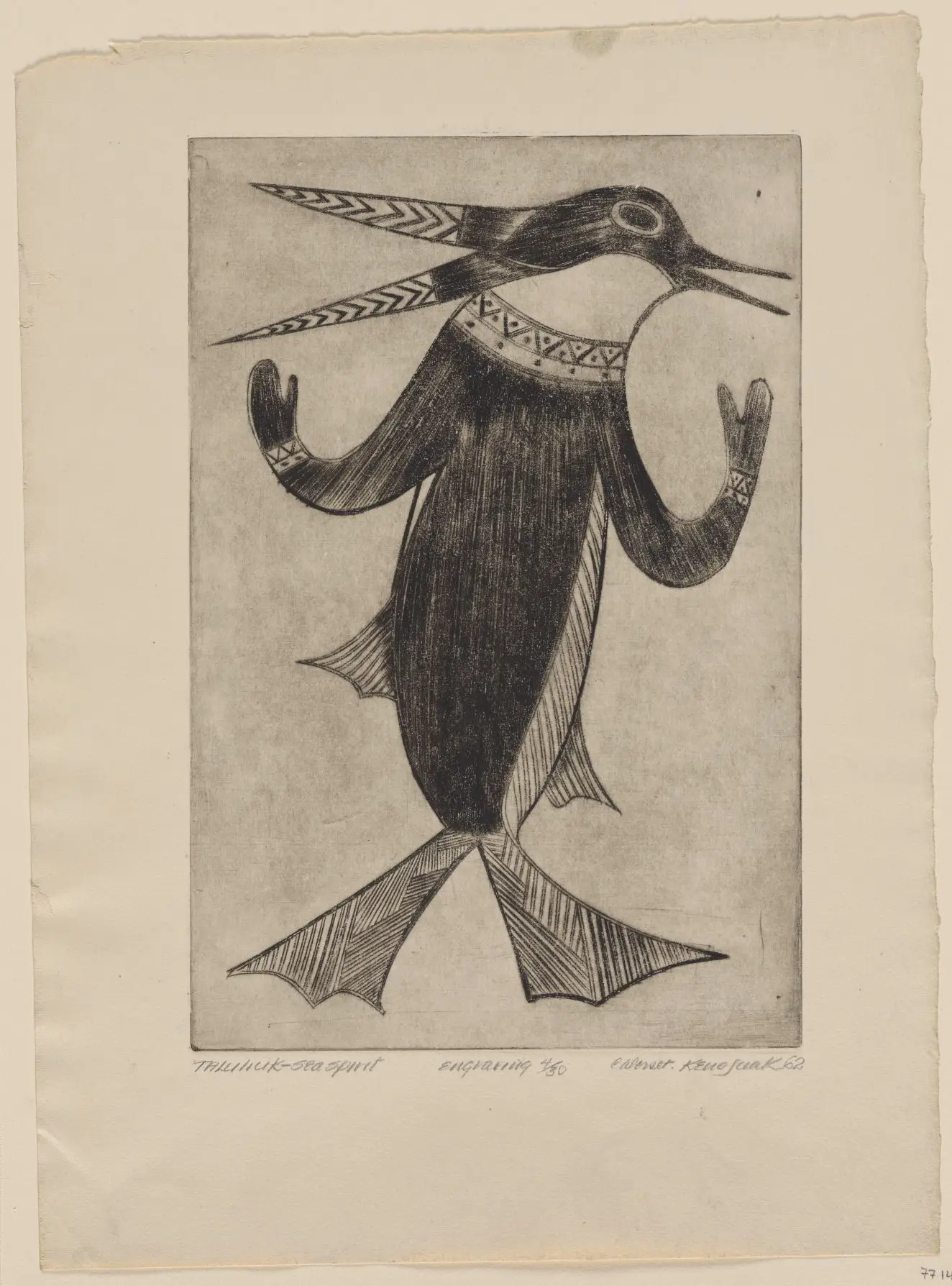 Taluliuk - Sea Spirit by Kenojuak Ashevak