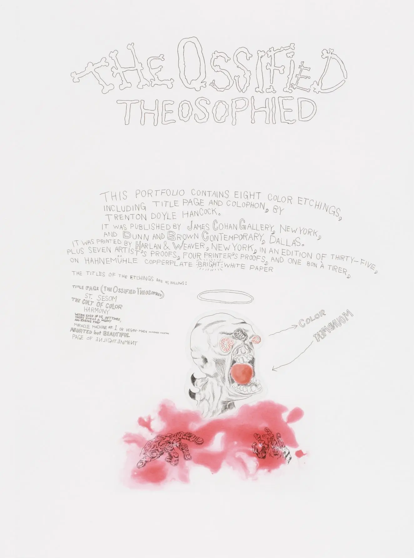 Title page by Trenton Doyle Hancock