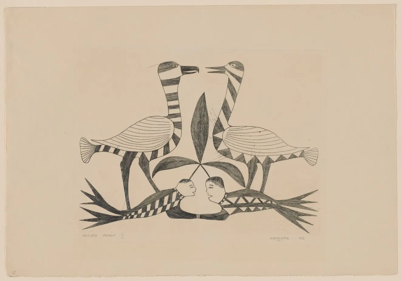 Title Unknown by Kenojuak Ashevak