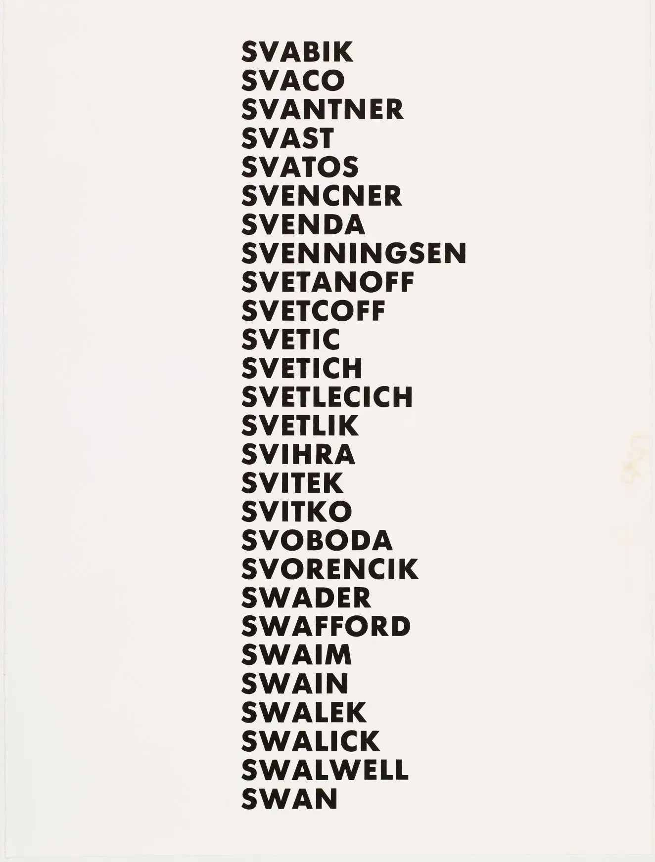 Ugly Duckling by Kay Rosen