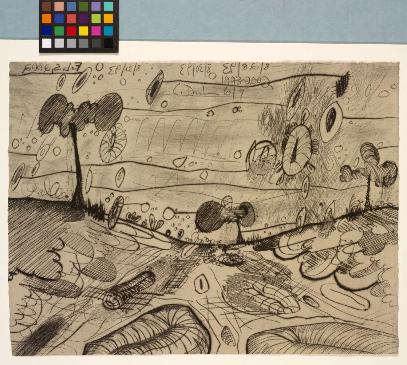 Untitled #1 by Carroll Dunham