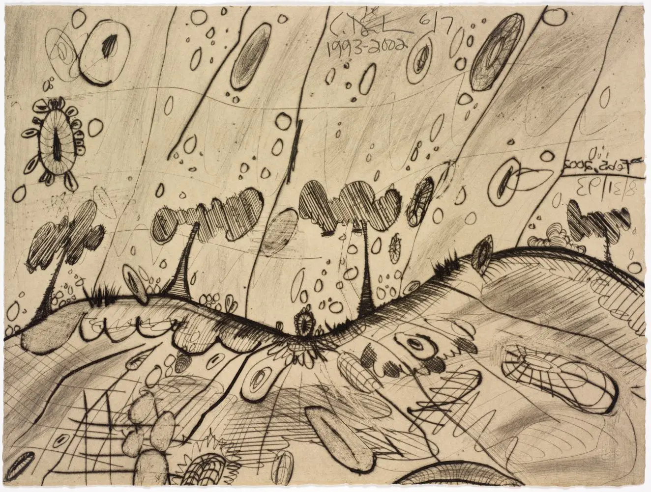 Untitled #2 by Carroll Dunham