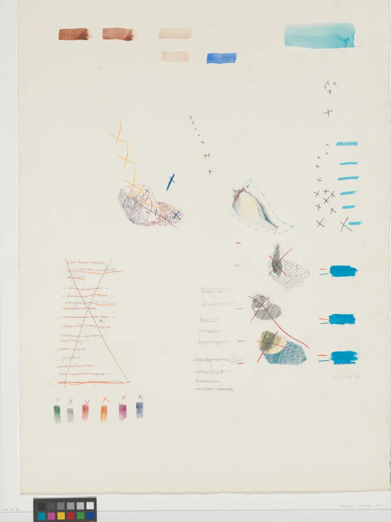 Untitled by Pat Steir by Pat Steir