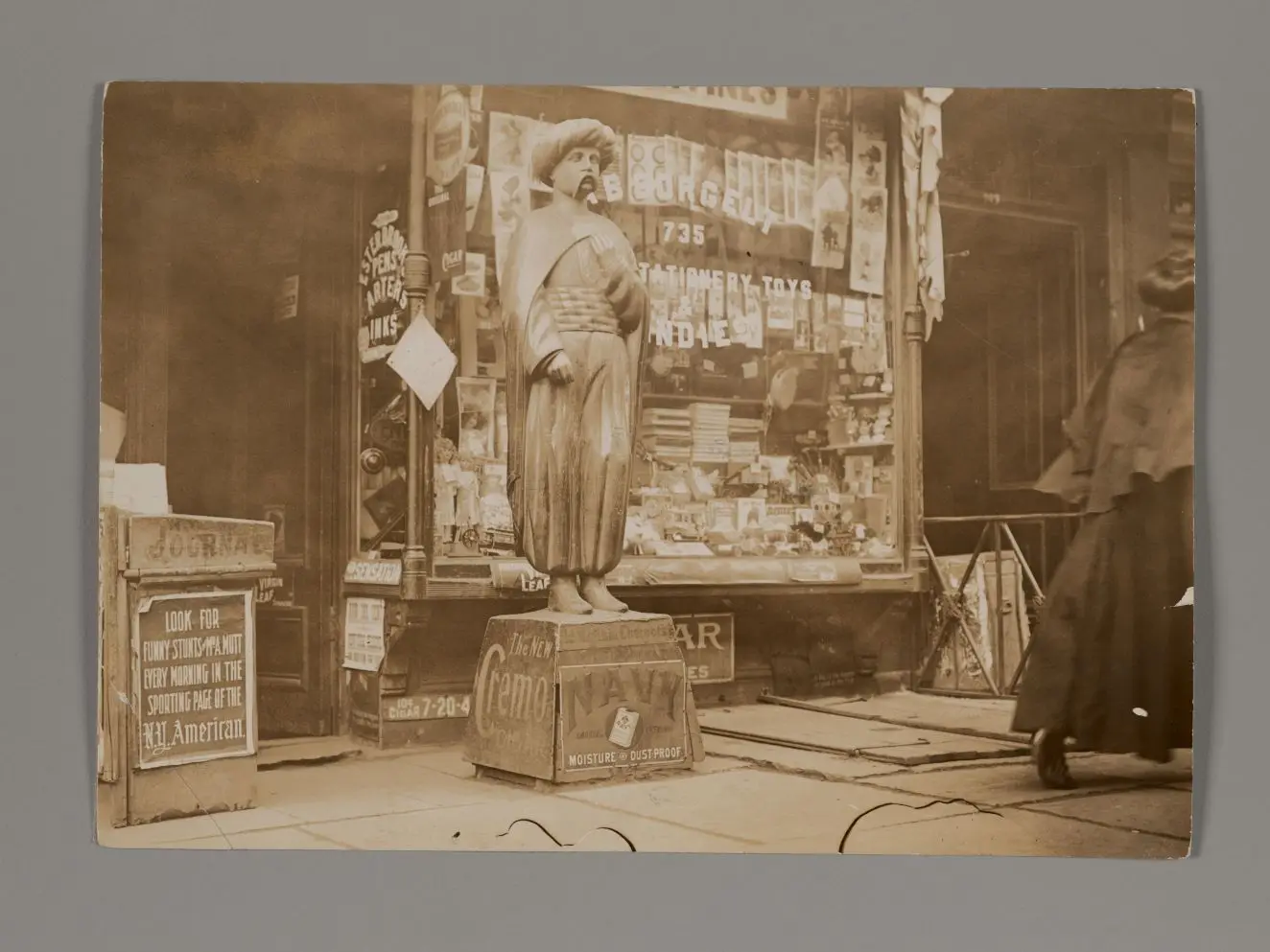 Untitled (cigar store figure) by Jessie Tarbox Beals
