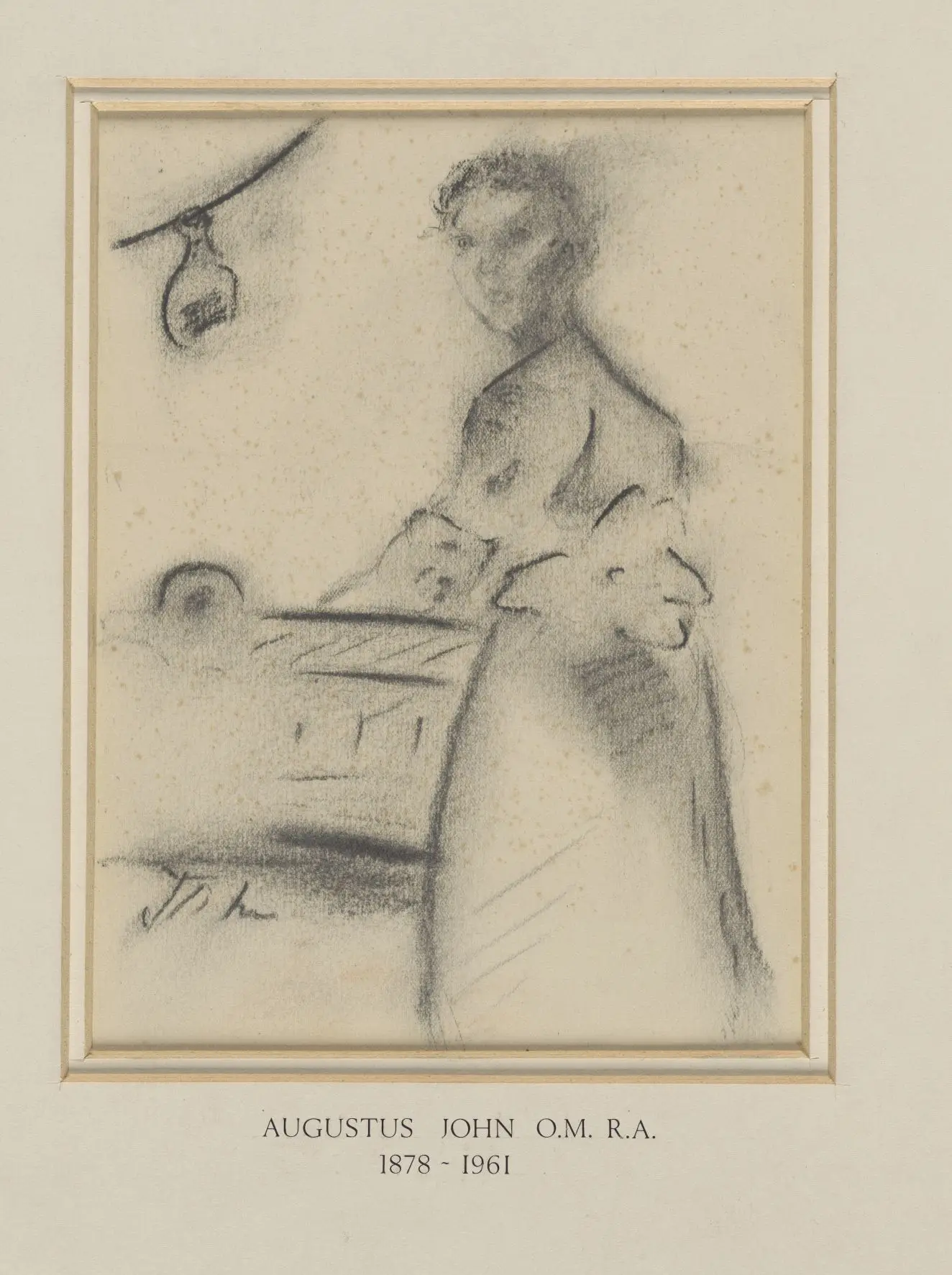 Untitled (Washerwoman) by Augustus John