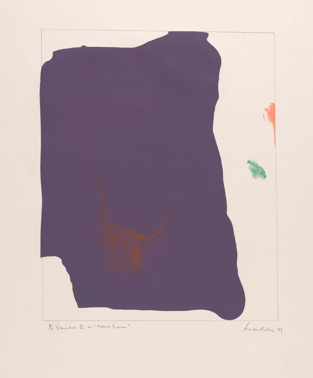 Variation I on Mauve Corner by Helen Frankenthaler