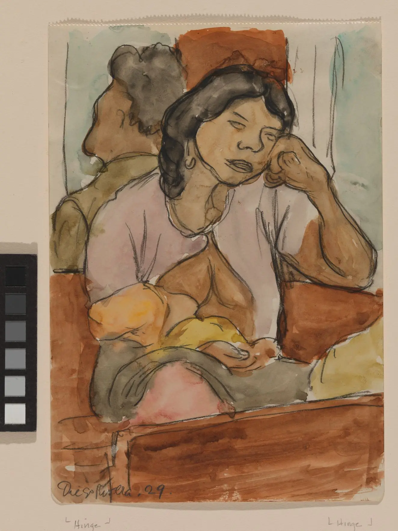 Woman Nursing Child by Diego Rivera