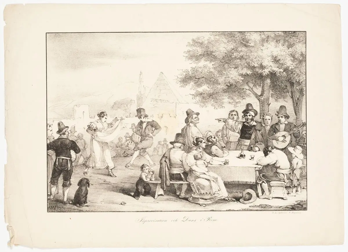 Litografi by Unknown artist