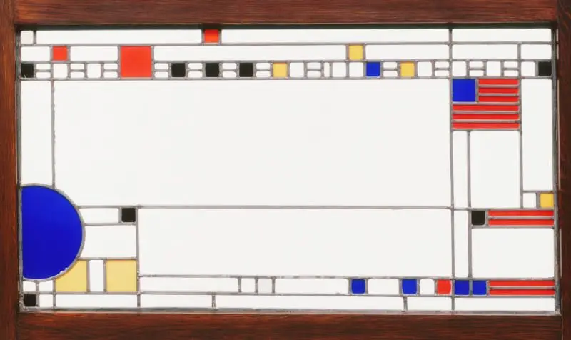 Avery Coonley Playhouse Window by Frank Lloyd Wright