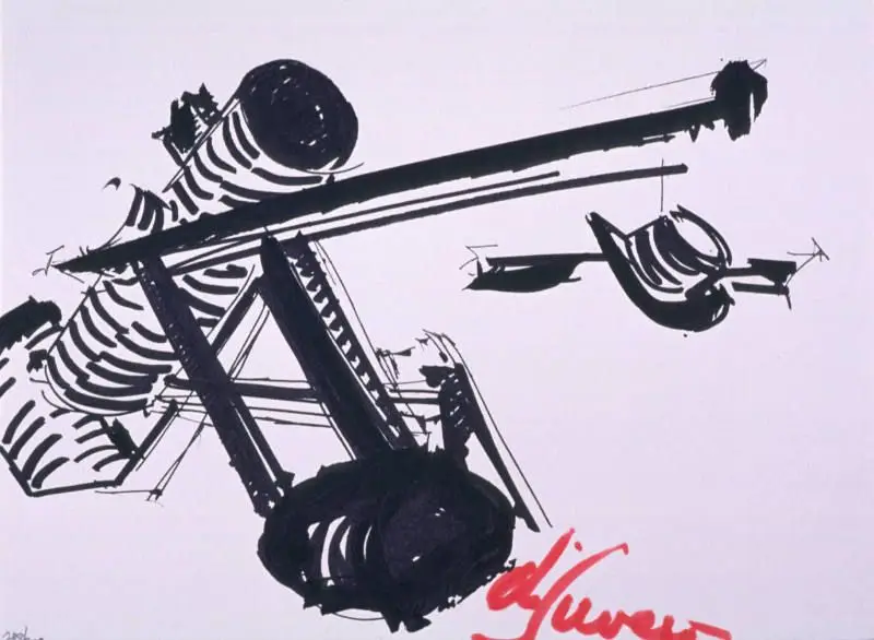 Untitled by Mark di Suvero American, by Mark di Suvero