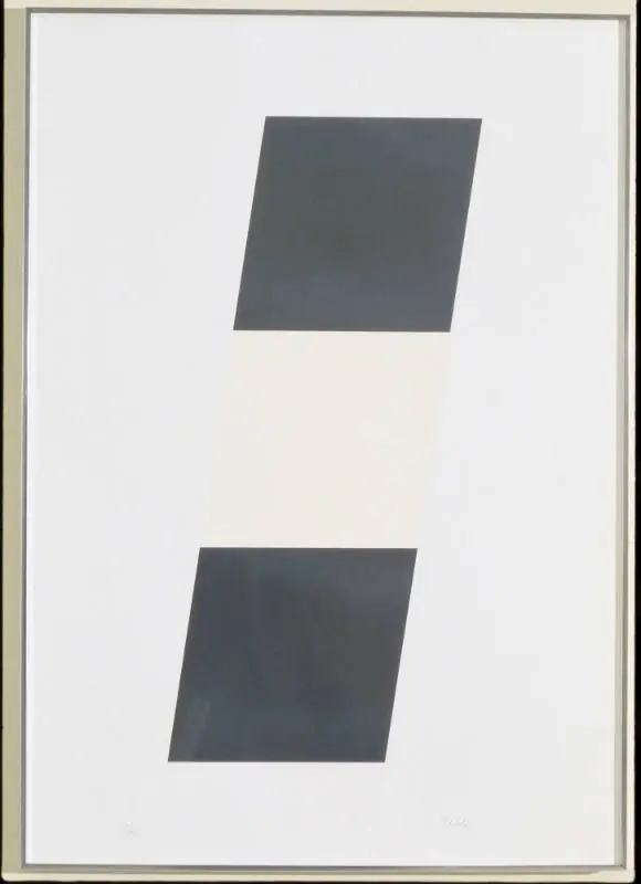 Black/White/Black by Ellsworth Kelly