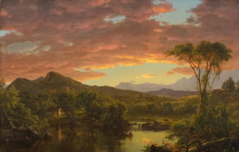 A Country Home by Frederic Edwin Church