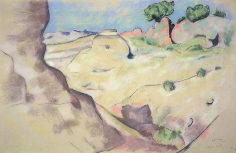Little Canyon, Talpa de Allende, New Mexico by Marsden Hartley