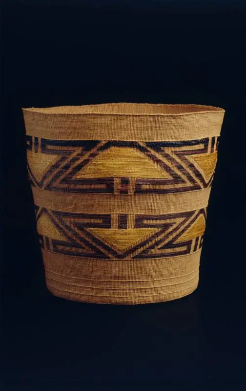 Kak (basket) Kadádzaa yéit (berrying basket) by Native American