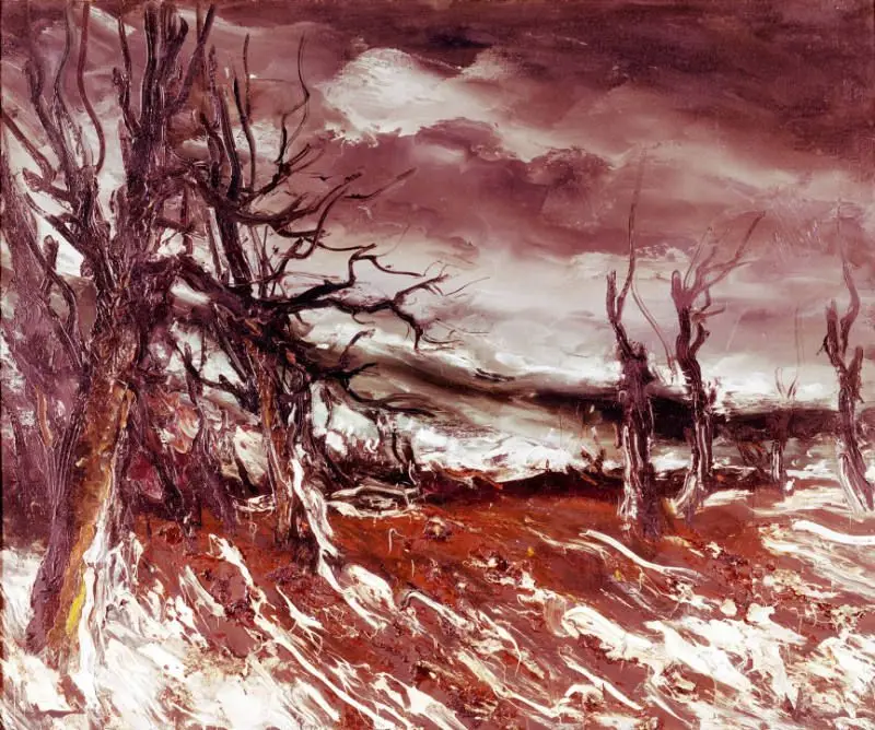 Winter Landscape with Trees by Maurice de Vlaminck