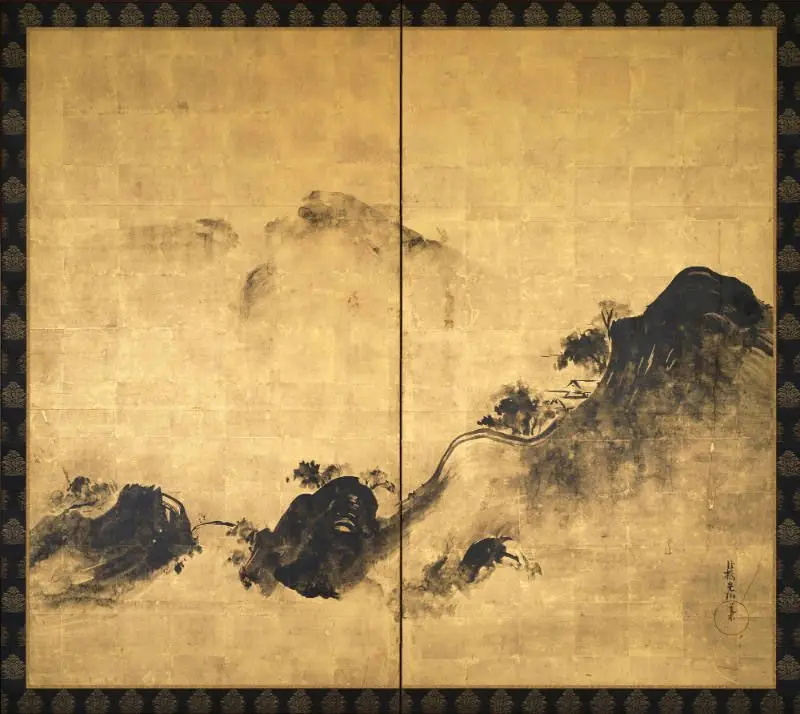 Landscape by Ogata Korin