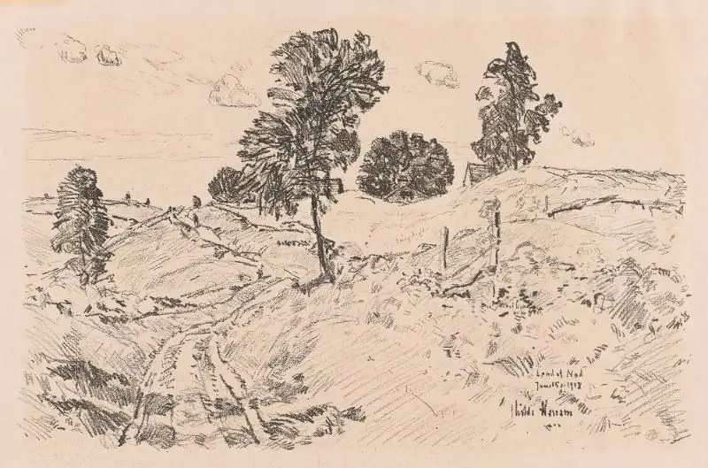 Landscape, Land of Nod by Childe Hassam