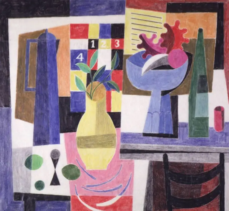 Study for Still Life with Calendar by Wendell Brazeau