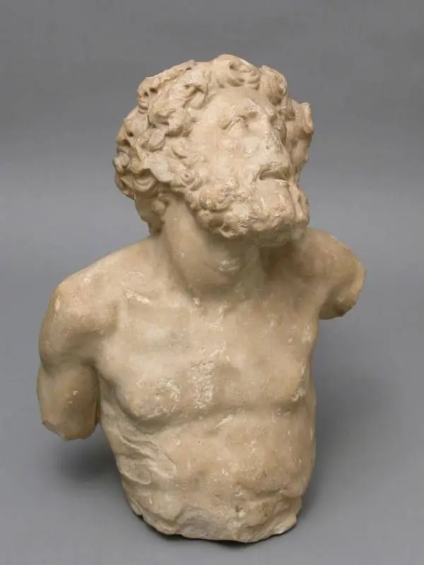 Bust of an agonized man (possibly Laocoön) by Greek