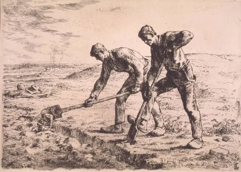 The Diggers by Jean Francois Millet