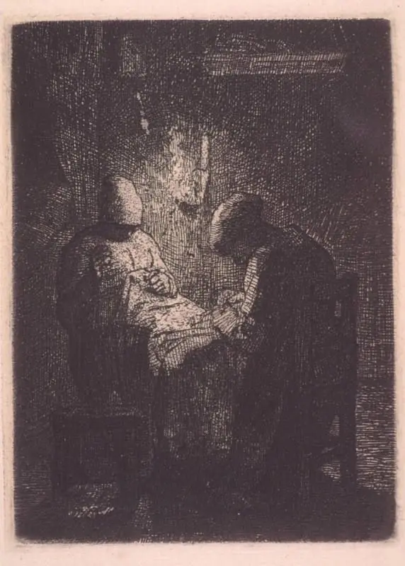 La Veillee (The Watch) by Jean Francois Millet