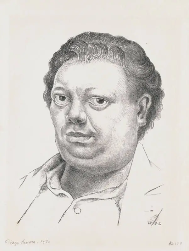 Self-Portrait by Diego Rivera