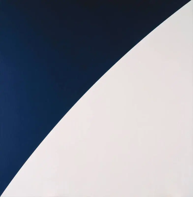 White Curve V by Ellsworth Kelly