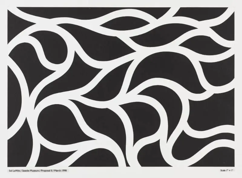Sol LeWitt black & white by Sol LeWitt