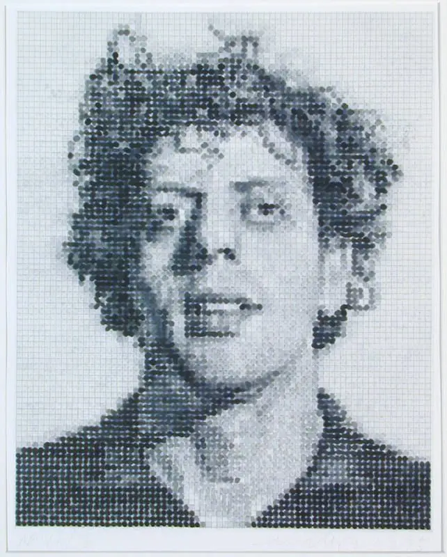 Phil Spit Bite by Chuck Close