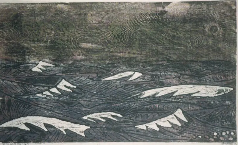 The Sea and The Stars by Antonio Frasconi