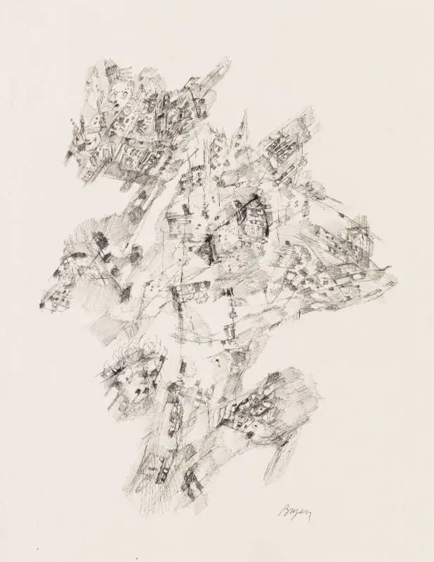 Untitled (abstraction) by Camille Bryen