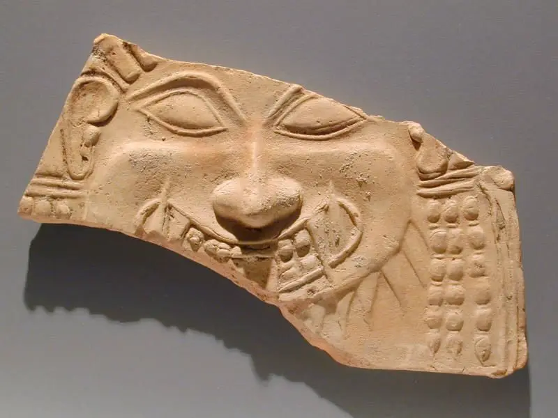 Antefix with Medusa by Greek, southern Italy