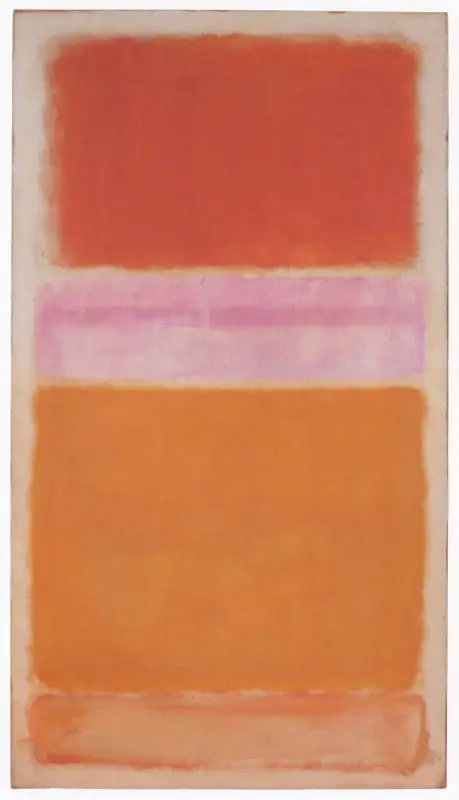 Orange on Red by Mark Rothko