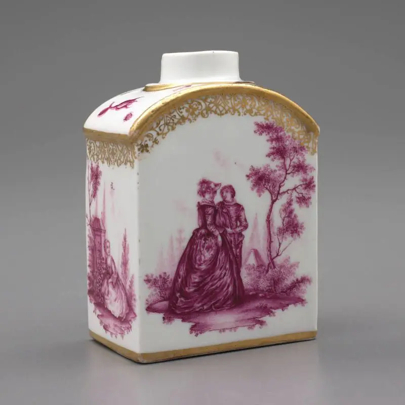 Tea Caddy (originally called Canister) by Meissen manufactory, German