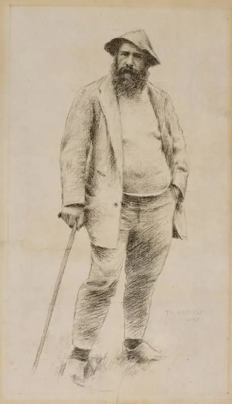 Claude Monet by Theodore Robinson