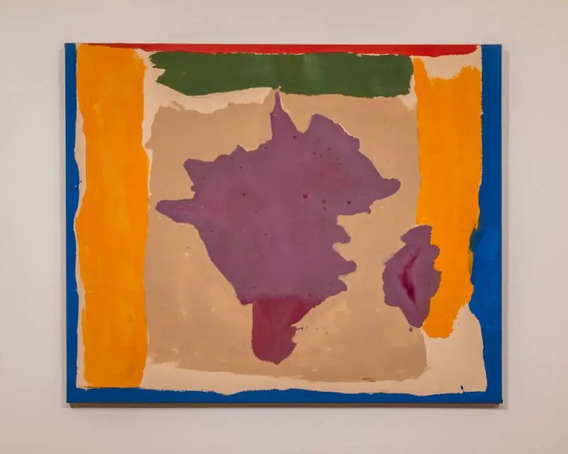 Painting with Frame by Helen Frankenthaler