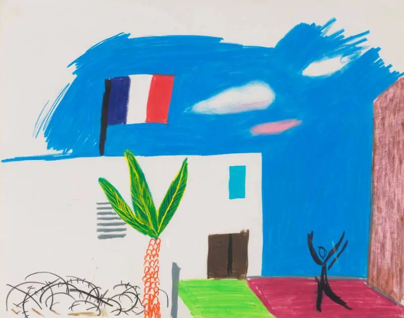 Ideas for Zanzibar with Dancer from Parade Triple Bill by David Hockney