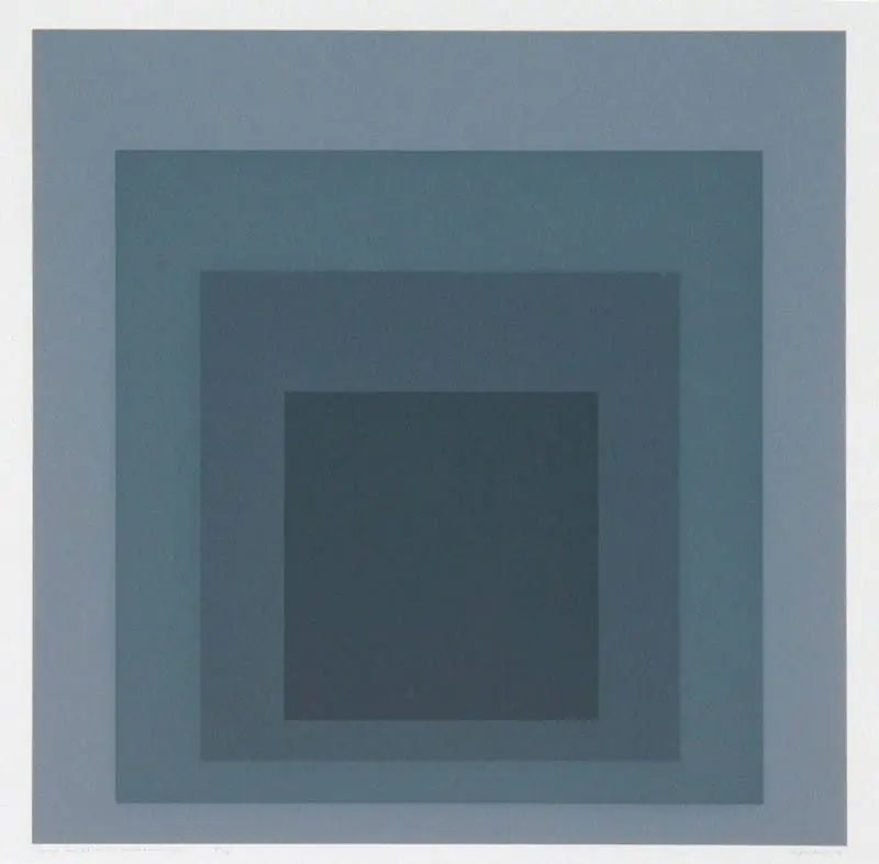 Gray Instrumentation I by Josef Albers