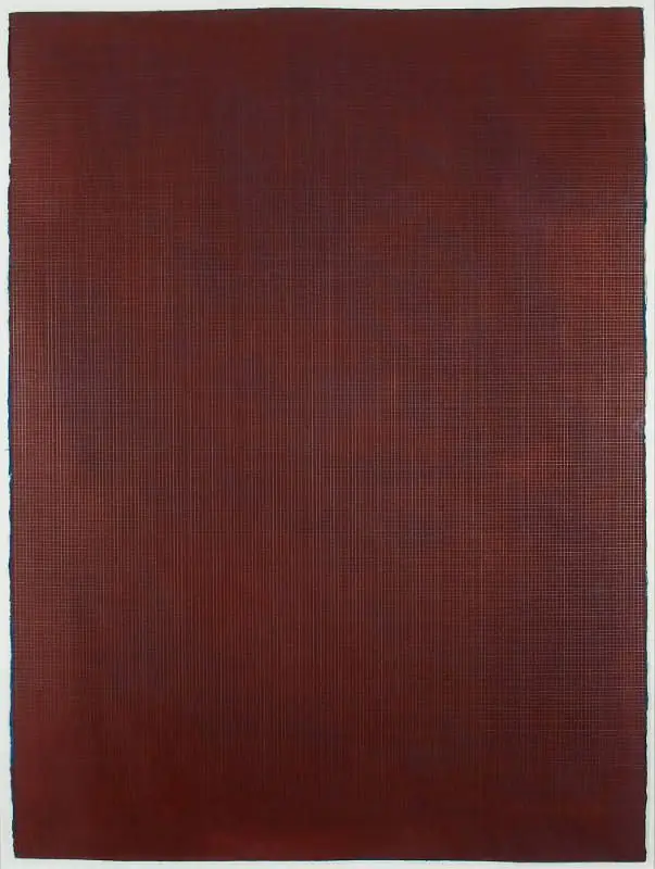 Gouache with Pencil Grid by Sol LeWitt